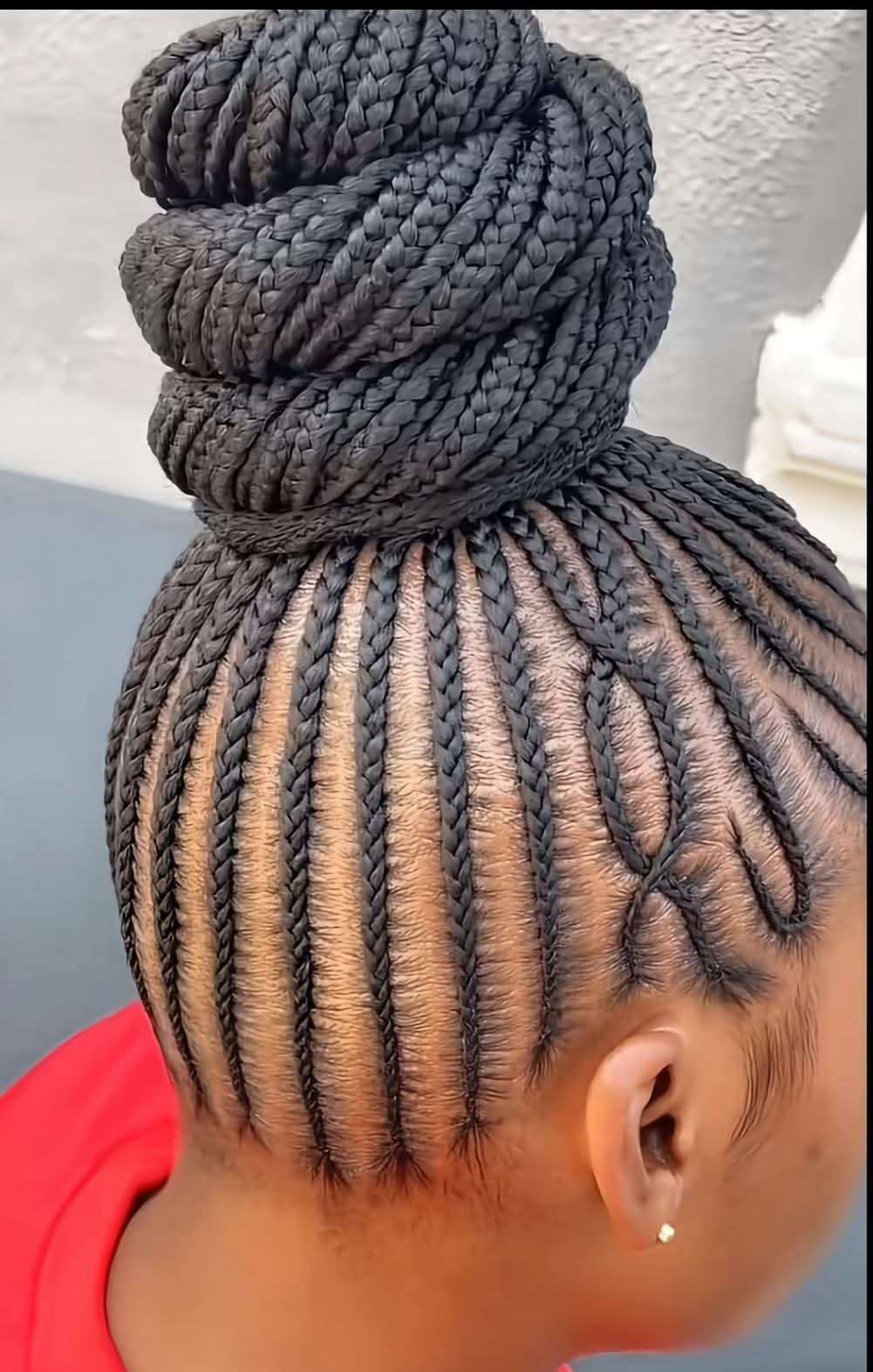Small stitch ponytail 